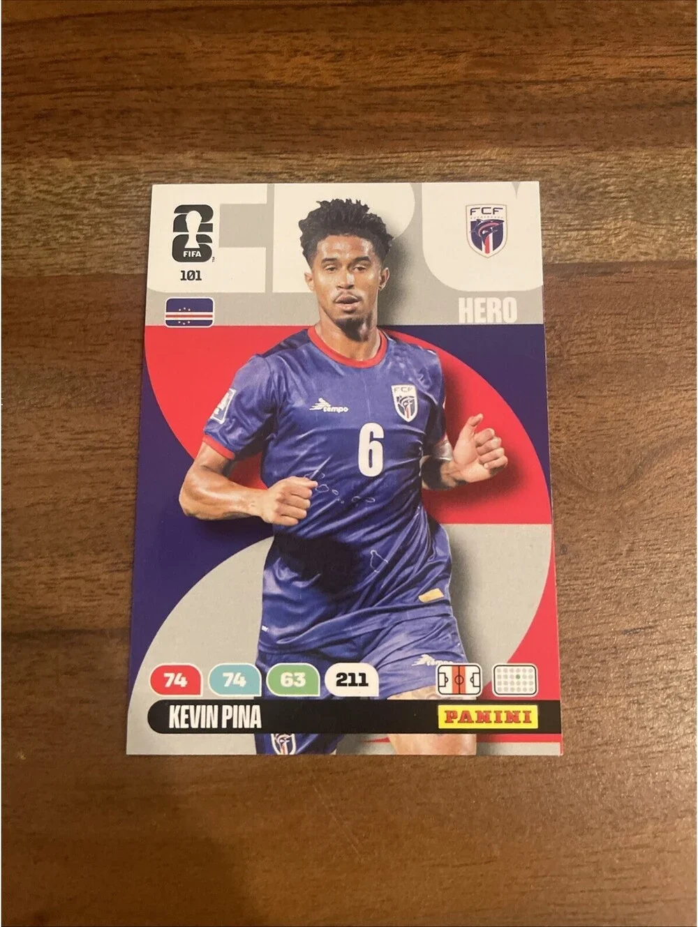 Panini Adrenalyn XL World Cup 2026 Kevin Pina Cape Verde